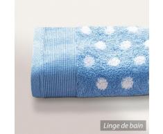 Serviette de toilette 50X100 cm DOMINO Bleu 550 g/m2