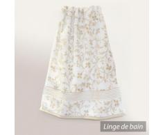 Serviette de toilette 50x100 cm VINTAGE FLORAL Beige 550 g/m2