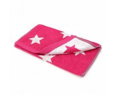 Serviette invité 33x50 cm 100% coton 480 g/m2 STARS Rose
