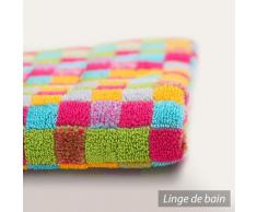 Serviette invité 33x50 cm GRAPHIC SQUARES Multicolore 550 g/m2