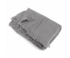 Couverture 220x240 cm Laine Mohair 320g/m² THESEE Gris Acier
