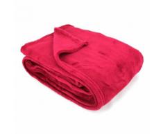 Couverture polaire 240x260 cm Microfibre 280 g/m2 APOLLO Rouge Framboise