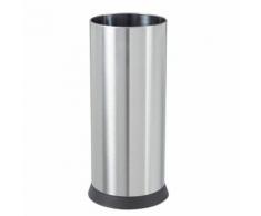 Porte-parapluies perforé inox brossé