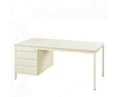 Bureaux métalliques avec caisson 3 tiroirs E5036