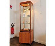 Vitrine d'exposition SCHEDDIH avec caisson et éclairage