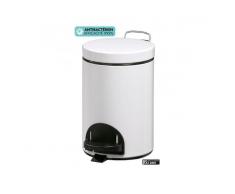 Poubelle métal à pédale - 14 litres