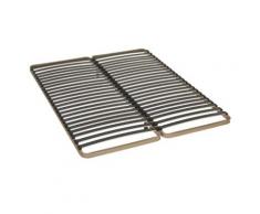 Sommier 24 lattes, 6 cm, 2 x 80 x 200 cm