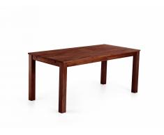 Table de salle à manger - table de cuisine - chêne brun - 150 cm - Maxima