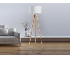 Lampadaire design - luminaire - lampe de salon - blanc - Nitra