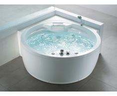 Baignoire d'angle - baignoire balnéo / whirlpool - hydromassage & chromothérapie - Milano