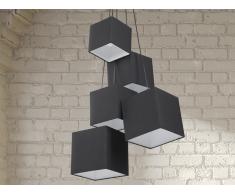 Lampe de plafond - suspension - plafonnier - luminaire noir - Mesta
