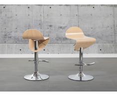 Tabouret de bar - couleur bois naturel clair - Liverpool