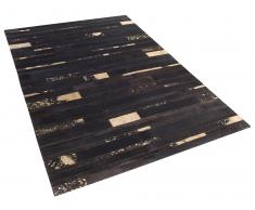 Tapis en peau de vache - 80x150 cm - brun or - Artvin