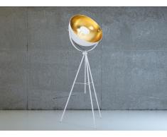Lampadaire design - luminaire - lampe de salon - blanc - Thames