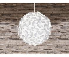 Lampe de plafond - suspension - plafonnier - luminaire blanc - Lora Maxi