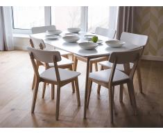 Chaises de salle à manger - Blanc - SANTOS