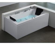 Baignoire rectangulaire - baignoire balnéo - chromothérapie et hydromassage - Varadero (G)