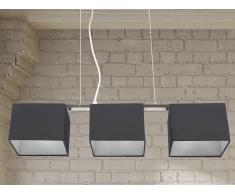 Lampe de plafond - suspension - plafonnier - luminaire noir - Garonne