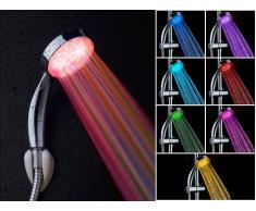 Pommeau de douche lumineux LED - Rainbow