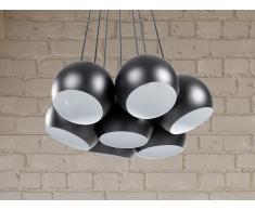 Lampe de plafond - suspension - plafonnier - luminaire noir - Olza