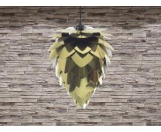 Lampe de plafond - suspension - plafonnier - luminaire noir & or - Bloom Mini