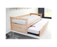 Lit Gigogne Topaze 90 x 190cm