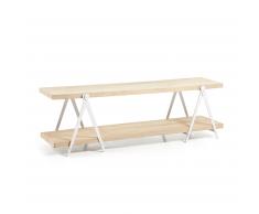 Meuble Tv Morgan, blanc