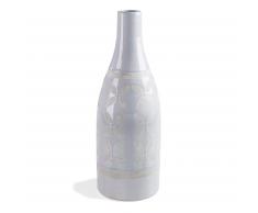 Vase Ares, fleur bleu 40 cm