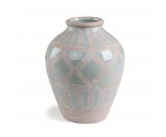 Vase Ares, bleu clair et beige