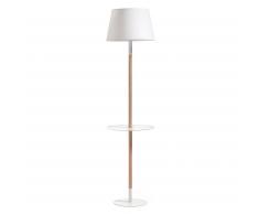 Lampadaire plateau Orsen, blanc
