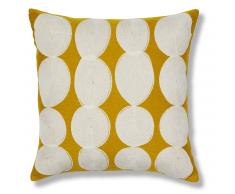 Coussin Peyton 45x45 cm, jaune