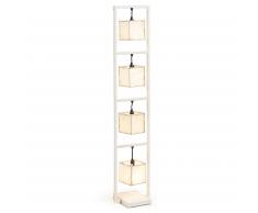 Lampadaire Labua, blanc