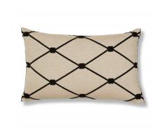 Coussin Marquis 30x50 cm, noir