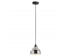 Lampe suspension Geo, argent