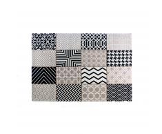 Tapis Steppe, gris foncé