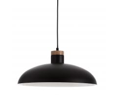 Lampe suspension Gotram, noir