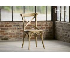 Chaise baroque Pampelune finition naturelle