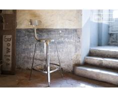 Chaise de bar à rivets