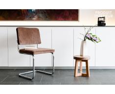 Chaise scandinave Krömart couleur café
