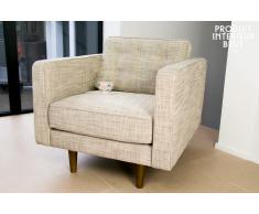 Fauteuil scandinave Svendsen beige