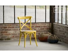 Chaise baroque Pampelune Jaune