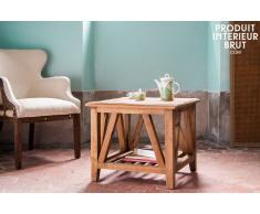 Table basse vintage carrée Cadynam