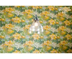 Suspension vintage conique en verre