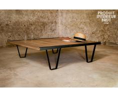 Table basse industrielle Bay Teck