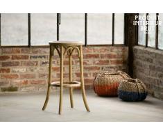 Tabouret de bar vintage Pampelune finition naturelle
