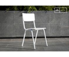 Chaise Scandinave Skole blanche