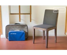 Chaise scandinave en noyer Hemët