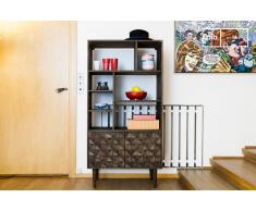 Bibliothèque scandinave en bois Balkis