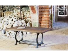 Table basse industrielle Tonnel