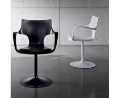 Chaise design pivotante avec accoudoirs - Flûte Sovet®